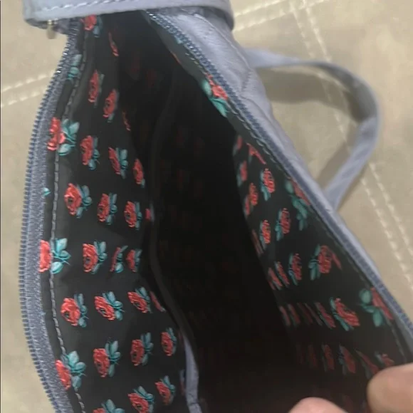 Vera Bradley Gray Quilted hipster Crossbody Bag - Picture 3 of 5